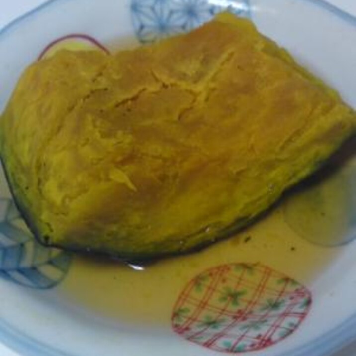 レンジでひとつだけ。冷凍かぼちゃの煮物